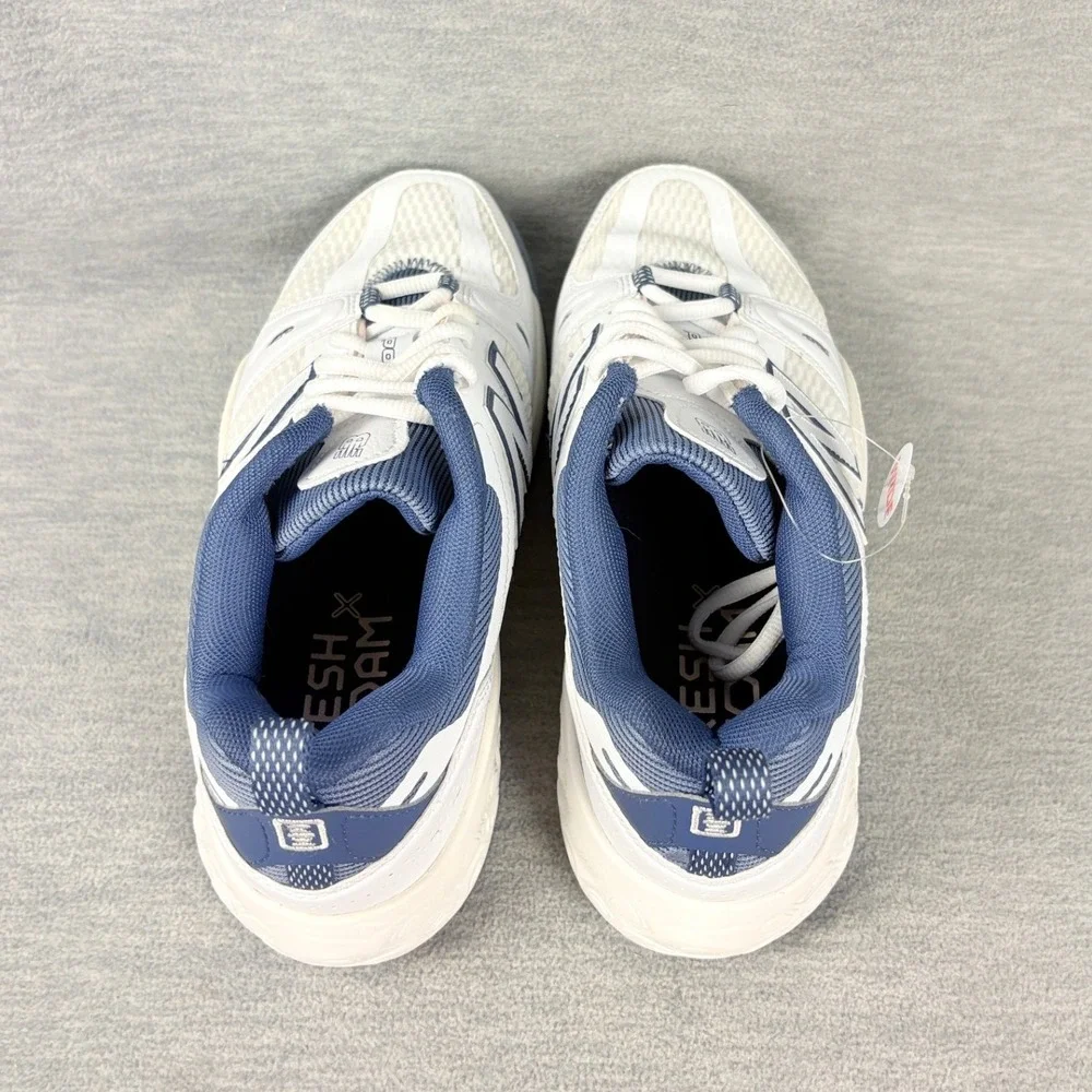 New Balance Fresh Foam X 1007 Tennis Sneakers Womens 8.5 W White Blue Pickleball
